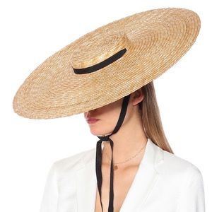 Elegant straw hat statement piece summer/spring